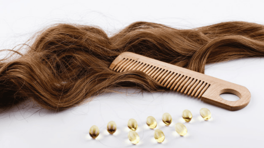 How does biotin help in hair nourishment?