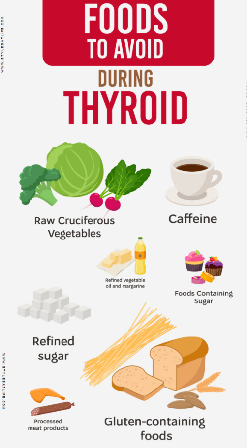 6 Foods to avoid if you have thyroid