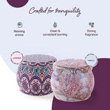 Andme Scented candles for Home Decor (Vanilla & Lavender) | Candles for Gifting - Christmas New year gift items