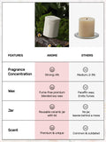 AndMe Scented Candle for Home Decor I Fragrance Candles for Gifting I Aroma Candles in Multiple Scents I Stylish Candle Holder Included I Enhance Your Home with AndMe Scented Candles