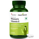 andMe x SmartGreens Natural Vitamin E Capsules for Women | Natural Vitamin E from Sunflower | D-Alpha Tocopherol | Nourishes Scalp | Vitamin E Capsule for Face and Hair | 60 capsules