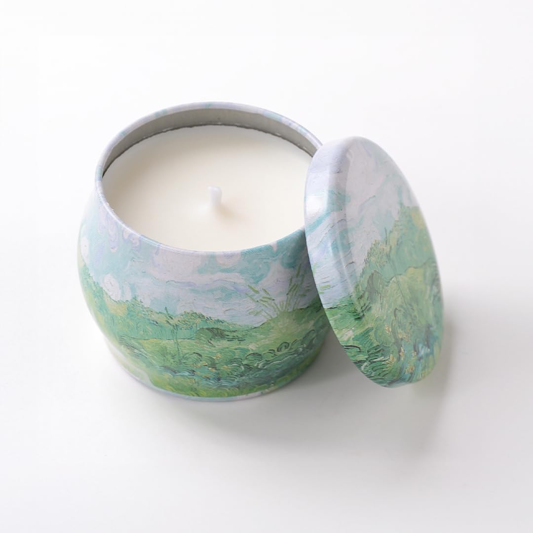 Andme-Tin Candle Jar with Soy Wax - Yashioka Gardenia| Serenity in Every Scent | Eco-Friendly Luxury for Homes | Captivating Aromas | Blissful Fragrances | Scented Candles for Home Décor & Gifting