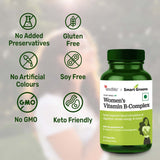 andMe Smart Greens Women’s Vitamin B-Complex Capsules. Vegan & Plant Based. Supplement with B-Vitamins, Turmeric & Ashwagandha. Improves Blood Circulation & Digestion|Boosts Energy & Mood|60 Capsules